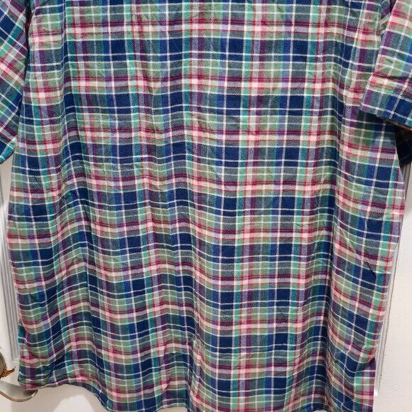 Cremeux Classics Men's XL Multicolor Plaid Button-Down Shirt - Picture 6 of 9